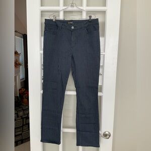 Lee striped stretched denim